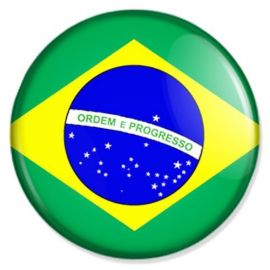 Button-Flagge-Brasilien